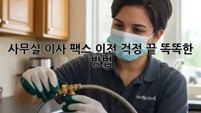 사무실 이사? 팩스 이전 걱정 끝! 똑똑한 방법